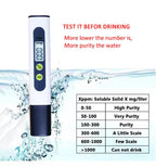 Simple TDS Water Quality Tester Pen Portable Hardness Detector, M2 White