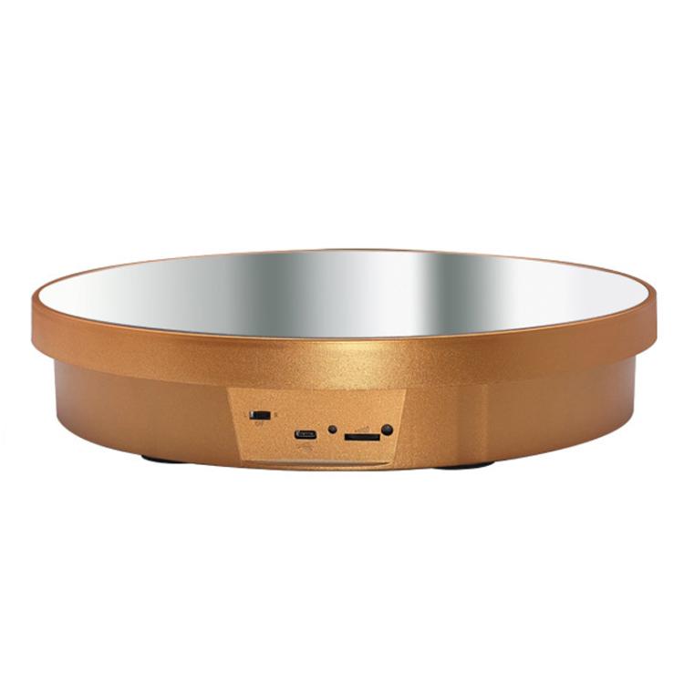 Multi-Purpose Mirror Electric Rotating Disc Battery / USB Powered Photography Live Display Stand, 32cm, 40cm