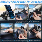 5W-15W Air Vent Car Wireless Charging Mount Smart Sensor Mount For Phone Charging, M15A