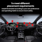 2pcs Car Adhesive Snail-Shaped Phone Mount Base 360-Degree Rotatable Mount Base, Snail-Shaped Phone Mount Base