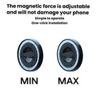 Car Adjustable Ring Magnetic Mount Magnetic Head Accessory For Phone Mounts, Adjustable Ring Magnetic Mount