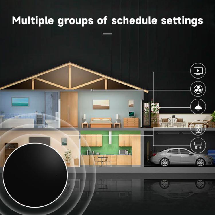 Tuya Wifi Smart Home Universal Remote Control, Support Voice Control/Mobile Phone Remote Operation, IR, IR+RF