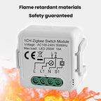 Smart On/Off Switch Voice Remote Control Remodeling Smart Switch Module, ZigBee3.0 Neutral Live Wire 1CH, ZigBee3.0 Neutral Live Wire 2CH, ZigBee3.0 Neutral Live Wire 3CH, ZigBee3.0 Neutral Live Wire 4CH, ZigBee3.0 Single Live Wire 1CH                 ...