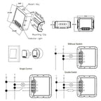 Smart On/Off Switch Voice Remote Control Remodeling Smart Switch Module, ZigBee3.0 Neutral Live Wire 1CH, ZigBee3.0 Neutral Live Wire 2CH, ZigBee3.0 Neutral Live Wire 3CH, ZigBee3.0 Neutral Live Wire 4CH, ZigBee3.0 Single Live Wire 1CH                 ...