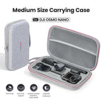 For DJI Osmo Nano aMagisn Medium Hard Shell Carrying Case with Removable Foam Insert, For DJI Osmo Nano