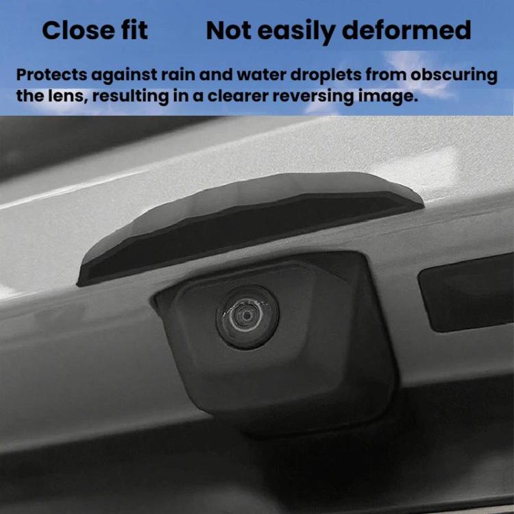 10pcs Car Reverse Silicone Camera Rain Shield