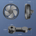 Car Rear USB Silent Three-Speed Adjustable Fan