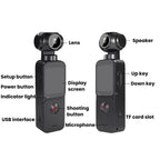 HD 5K Sports Camera Outdoor Handheld Digital Camera, Touch Screen