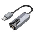 JINGHUA 2.5G Wired Network Adapter RJ45 Laptop HUB, USB, TYPE-C