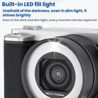 5K Flip Screen Dual Lens With Beauty Digital Camera