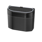 Car Trash Can Side-mounted Storage Box With Light