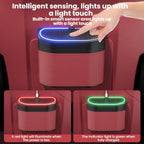 Car Trash Can Side-mounted Storage Box With Light