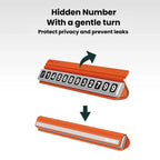 BEN.JACK BAL200621 General Magnetic Silicone Aluminum Alloy Temporary Parking Sign