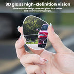 Suction Cup Car Rearview Blind Spot Reversing Assist Mirror, Silver, Black, White