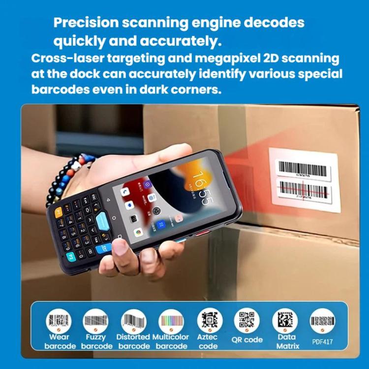 4 inch Android 13 Handheld Terminal Barcode Scanner Data Collector For Warehouse Logistics, S40