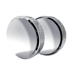 Car Suction Cup Type 360-Degree Adjustable Wide-View Reversing Mirror, Silver Pattern, Black Pattern, White Pattern
