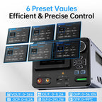 FNIRSI IPS3608 CNC DC Adjustable Regulated Power Supply High-Power Upper Computer, EU Plug, US Plug