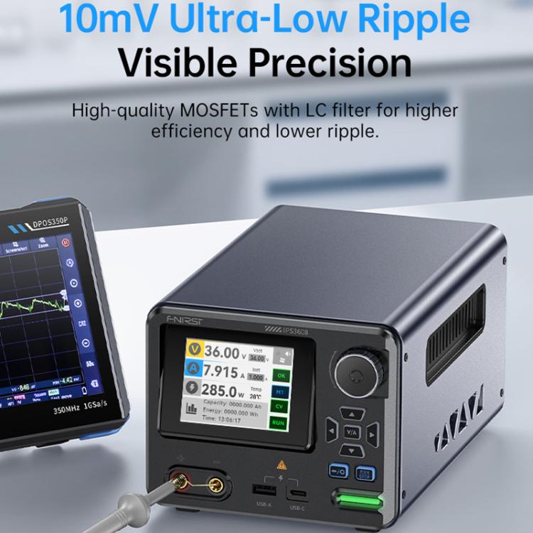 FNIRSI IPS3608 CNC DC Adjustable Regulated Power Supply High-Power Upper Computer, EU Plug, US Plug