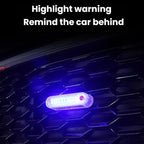 Solar-Powered Car Crash Warning Lights Flashing Taillights