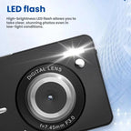 CDF6 Entry-Level Digital Camera With 64MP Photo & 4K Video Auto Focus, 2.8-Inch LCD Screen, Built-In Flash