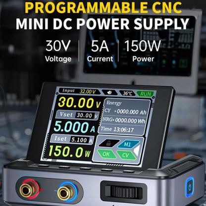 FNIRSI DPS-150 CNC DC Adjustable Regulated Power Supply High-Power Portable Power Supply Upper Computer, Standard, High US Plug, High EU Plug