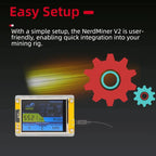 NerdMiner V2 2.8 Inch Smart Display Crypto Solo Lottery