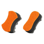 Three-layer High-density Sponge Wave Car Wash Cleaning Products, Random Color Delivery, Waist-shaped, Figure-eight Shaped