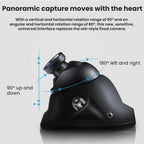 7 inch 4-split Car Display + 4 Light Sensitive 360 Degree Panoramic Reversing Cameras, LED Version, Infrared Version