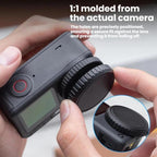 For DJI Osmo Action 6 Silicone Lens Cap Scratch-Resistant Protective Cover, Lens Cap