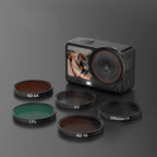 For DJI Osmo Action 6 Camera Lens Filter, ND8, ND16, ND32, ND64, CPL, UV, Diffusion 1/4, CPL+ND16+Diffusion1/4, CPL+ND8+ND16, CPL+ND16+ND32+Diffusion1/4, CPL+ND8+ND16+ND32, CPL+ND8+ND16+ND32+ND64+Diffusion1/4