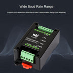 Industrial Isolated 2CH Hub Rail Wide Baud Rate Repeater, 32157