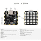 Microcontroller Development Board Dual Core Dual Architecture Six-Axis Sensor Display Cool Lighting Effects, 32225