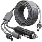 3 in 1 Mini Car DC Charger Power Cord, 3m