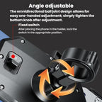 Kewig Motorcycle Riding Phone Mount Universal Quick-Release Phone Clip, Handlebars, Rear View Mirror, Heavy-duty Clamp