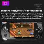 X6 Pocket Gaming Console 4.3 Inch HD Gaming Handheld, 8G With Camera, 32G No Camera
