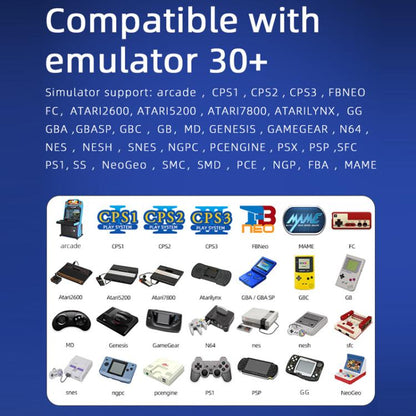 7.0 Inch Handheld Open-Source Game Console With High-Definition Arcade Battles, P5 White, P5 Black, P5 Blue Red, P5 White Doubles Version, P5 Black Doubles Version, P5 Blue Red Doubles Version