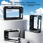kozzo DJ101 Metal Rabbit Cage Sports Camera Dual Opening Aluminum Alloy Expanding Protective Bezel, For DJI Osmo Action 6