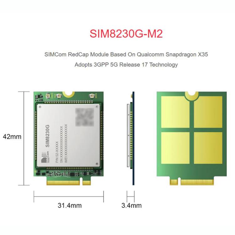Qualcomm Snapdragon X35 CoreXpress RedCap Module Smart Gateway Development Board, 32178