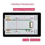 For Raspberry Pi WAVESHARE 5 inch Capacitive 5-point Touch IPS Display 2, 32383
