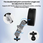 Flymile Car Suction Cup Mount For DJI Osmo Pocket 3 / Osmo Action 6 / 5 Pro