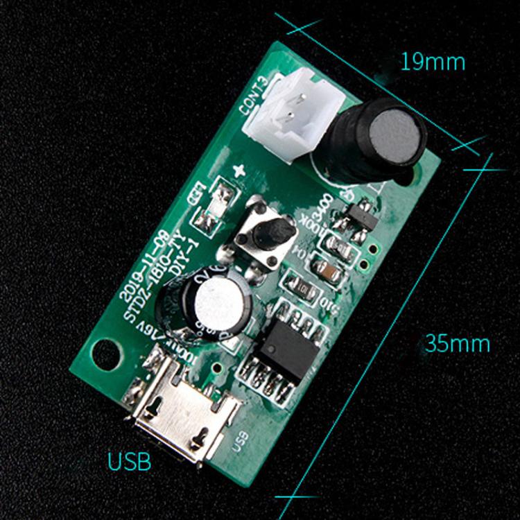 Humidifier USB Spray Module Atomizer IC Driver Circuit Board, Micro, Type-C