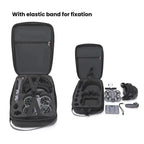 For DJI Neo 2 BKano Physical Smooth Flying Kit Organizer Bag Double Shoulder Hard Shell Bag, Shoulder Bag(Dark Gray)