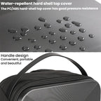 For DJI Neo 2 BKano Physical Smooth Flying Kit Organizer Bag Double Shoulder Hard Shell Bag, Shoulder Bag(Dark Gray)