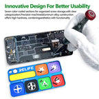 Aluminum Alloy Magnetic Admittance Tray With Magnetic Module Magnetized Batch Heads, RELIFE RL-091A
