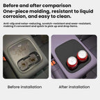 For Leapmotor B10 Wireless Charging Silicone Anti-Slip Water Bottle Holder