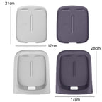 For 2025 Leapmotor B10 Center Console Wireless Charging Silicone Protective Anti-Slip Mat, Purple Half-coverage, Purple Full-coverage, Gray Half-coverage, Gray Full-coverage