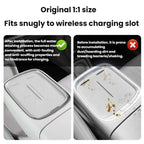 For 2025 Leapmotor B10 Center Console Wireless Charging Silicone Protective Anti-Slip Mat, Purple Half-coverage, Purple Full-coverage, Gray Half-coverage, Gray Full-coverage