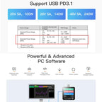 POWER-Z KM003C USB-C Fast Charging Tester PD3.1 & Protocol Analyzer