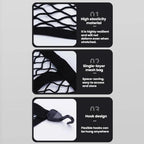 Single-Layer Storage Securing Netting For Pickup Truck Trunks
