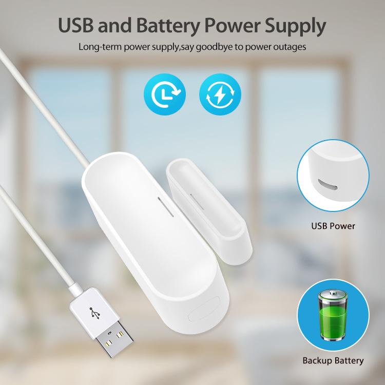 Matter Thread Door/Window Sensor Compatible With Tuya Smart Home System, Door/Window Sensor